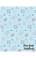 Abstract Pattern Dot Grid Notebook
