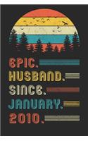 Womens Epic Wife since 2010 Notebook