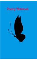 Butterfly poetry notebook for writers, kids and adults, Diary, Drawing, Creative Writting and Poetry(120 pages,5,5