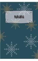 Nauru: Ruled Travel Diary Notebook or Journey Journal - Lined Trip Pocketbook for Men and Women with Lines