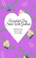 Wonderful Day Starts With Gratitude / Gratitude Journal For Kids