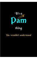 It's A Pam Thing, You Wouldn't Understand