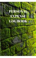 Personal Expense Log Book: 110 Pages of 6 X 9 Inch Daily Record of Your Daily Expenses