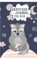 Gratitude Journal for Kids: Cute Raccoon Daily Journal with Prompts for Kids & Children to Practice Gratitude, Positive Thinking and Mindfulness