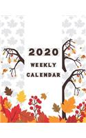 2020 Weekly Calendar: 18 Month Blank Weekly Calendar With Space For Notes