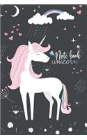 Note Book Unicorn