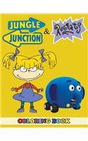 Jungle Junction and Rugrats Coloring Book: 2 in 1 Coloring Book for Kids and Adults, Activity Book, Great Starter Book for Children with Fun, Easy, and Relaxing Coloring Pages
