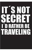 It´s Not Secret I´d Rather Be Traveling