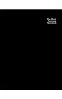 The Giant Personal Notebook: An Extra Large 500 Page Blank Lined Journal and Diary for Daily Use