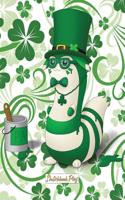 Sketchbook Plus: Happy St. Patrick's Day: 100 Large High Quality Journal Sketch Pages (Lucky Ferret)