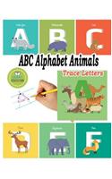 ABC Alphabet Animals Trace Letters