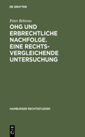 OHG und erbrechtliche Nachfolge. Eine rechtsvergleichende Untersuchung