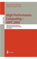 High Performance Computing -- HIPC 2003