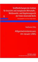 Allgemeininteressen Im Neuen Uwg