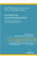 Facetten Der Sprachwissenschaft