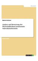 Analyse und Bewertung der Wirtschaftlichkeit kommunaler Nahverkehrsbetriebe
