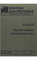 Das Kaufverhalten Im Antiquitaetenmarkt
