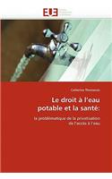 Le droit à l''eau potable et la santé