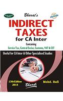 INDIRECT TAXES for CA Inter