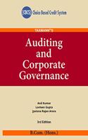 Taxmann's Auditing and Corporate Governance (CBCS) (B.Com.-Hons.)(3rd Edition December 2019)