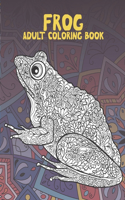 Frog - Adult Coloring Book