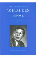 Complete Works of W. H. Auden: Prose, Volume III