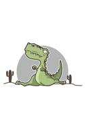 T-Rex: Gymnast Notebook for Kids: Girls and Boys. DIY Writing Diary, Exercise Journal, Meet Scores, Goals, Planner Note Book - 120 Lined Pages