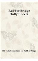 Rubber Bridge Tally Sheets