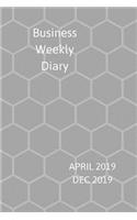 Business Weekly Diary April -Dec 2019
