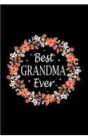 Best Grandma Ever: Cute Lined Notebook