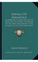 Annals Of Annapolis