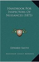 Handbook for Inspectors of Nuisances (1873)