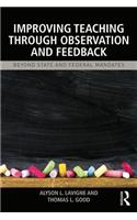 Improving Teaching through Observation and Feedback