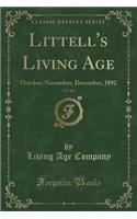 Littell's Living Age, Vol. 195: October, November, December, 1892 (Classic Reprint)