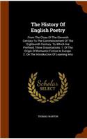 The History Of English Poetry