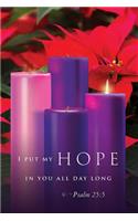 Hope Advent Sunday 1 Bulletin 2015 (Pkg of 50): Regular, 50 Count