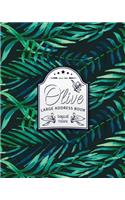 Olive Large Address Book