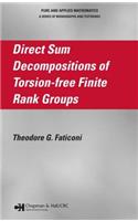 Direct Sum Decompositions of Torsion-Free Finite Rank Groups