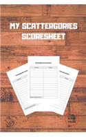 MY Scattergories Score sheet