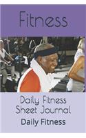 Daily Fitness Sheet Journal