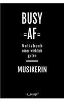 Notizbuch für Musiker / Musikerin