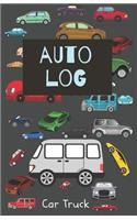 Auto Log: Service and Repair Record Book For All Vehicles, Cars, Trucks, Motorcycles and Other Vehicles with Part List and Mileage Log - Vehicle-Maintenance-L