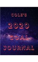 Cole's 2020 Goal Book