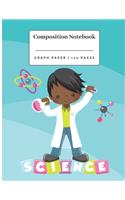 Composition Notebook.: Children Science Graph Paper notebook 4x4.