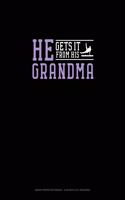 He Gets It From Her Grandma (Gymnastics): Graph Paper Notebook - 0.25 Inch (1/4") Squares(1390 Graph Paper Notebook - 0.25 Inch (1/4") Squares)