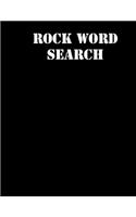 rock Word Search: large print puzzle book.8,5x11, matte cover,55 Music Activity Puzzle Book with solution
