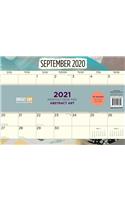 Cal 2021- Jv Abstract Art Desk Pad