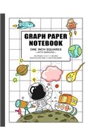 Graph Paper Notebook 1 Inch Squares