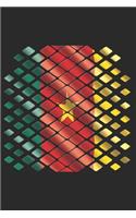 Cameroon Notebook: Cameroon Notebook - college book - diary - journal - booklet - memo - composition book - 120 sheets - Dot Grid paper 6x9 inch