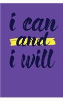 I Can And I Will